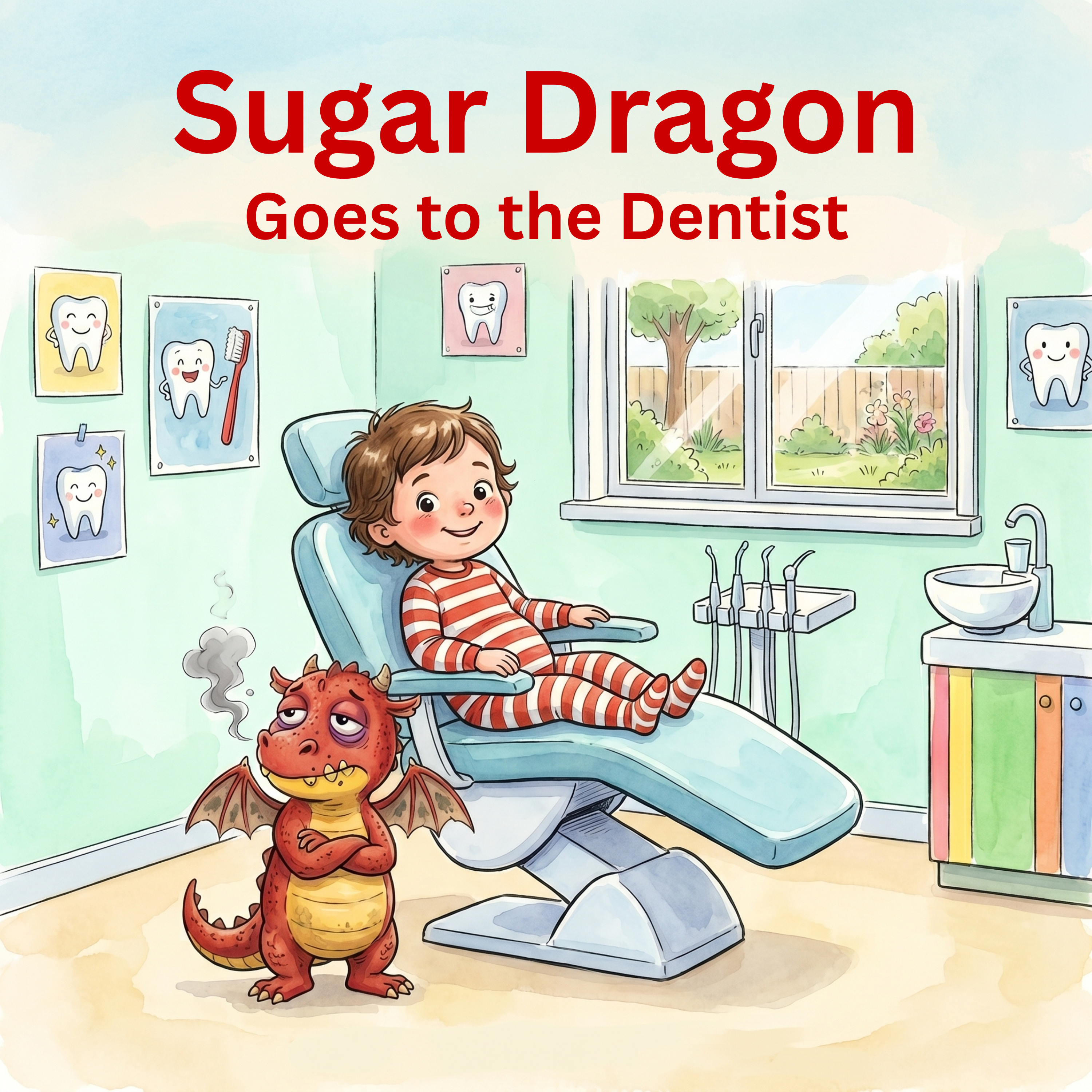 Sugar Dragon Goes to the Dentist, Book 1 cover